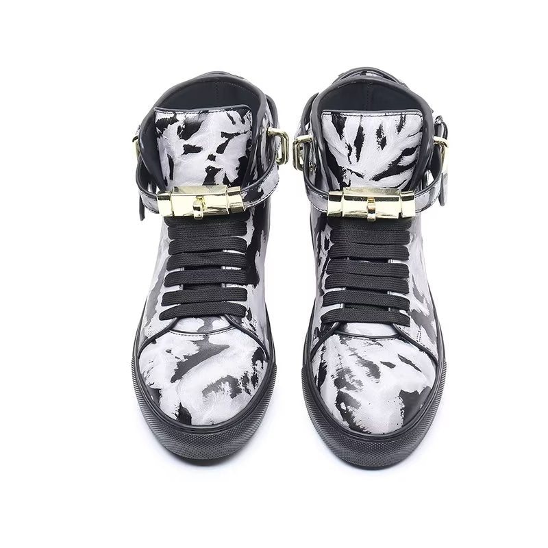 Sneakers Herre Graffiti Vogue Cowhide High Top - Flerfarge