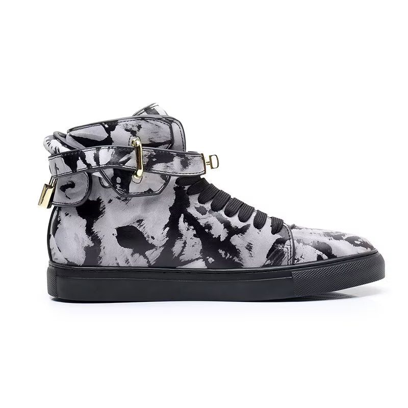 Sneakers Herre Graffiti Vogue Cowhide High Top - Flerfarge