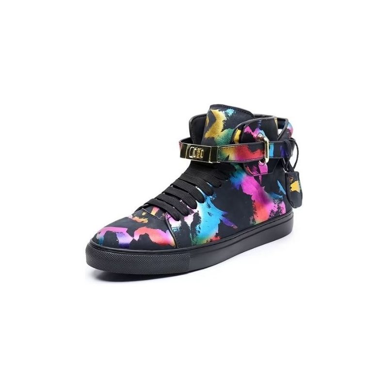 Sneakers Herre Graffiti Vogue Cowhide High Top - Flerfarge