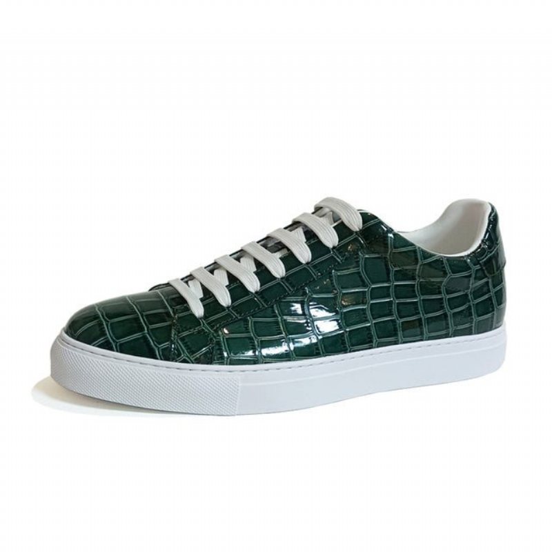 Sneakers Herre Lux Leather Platform - Grønn